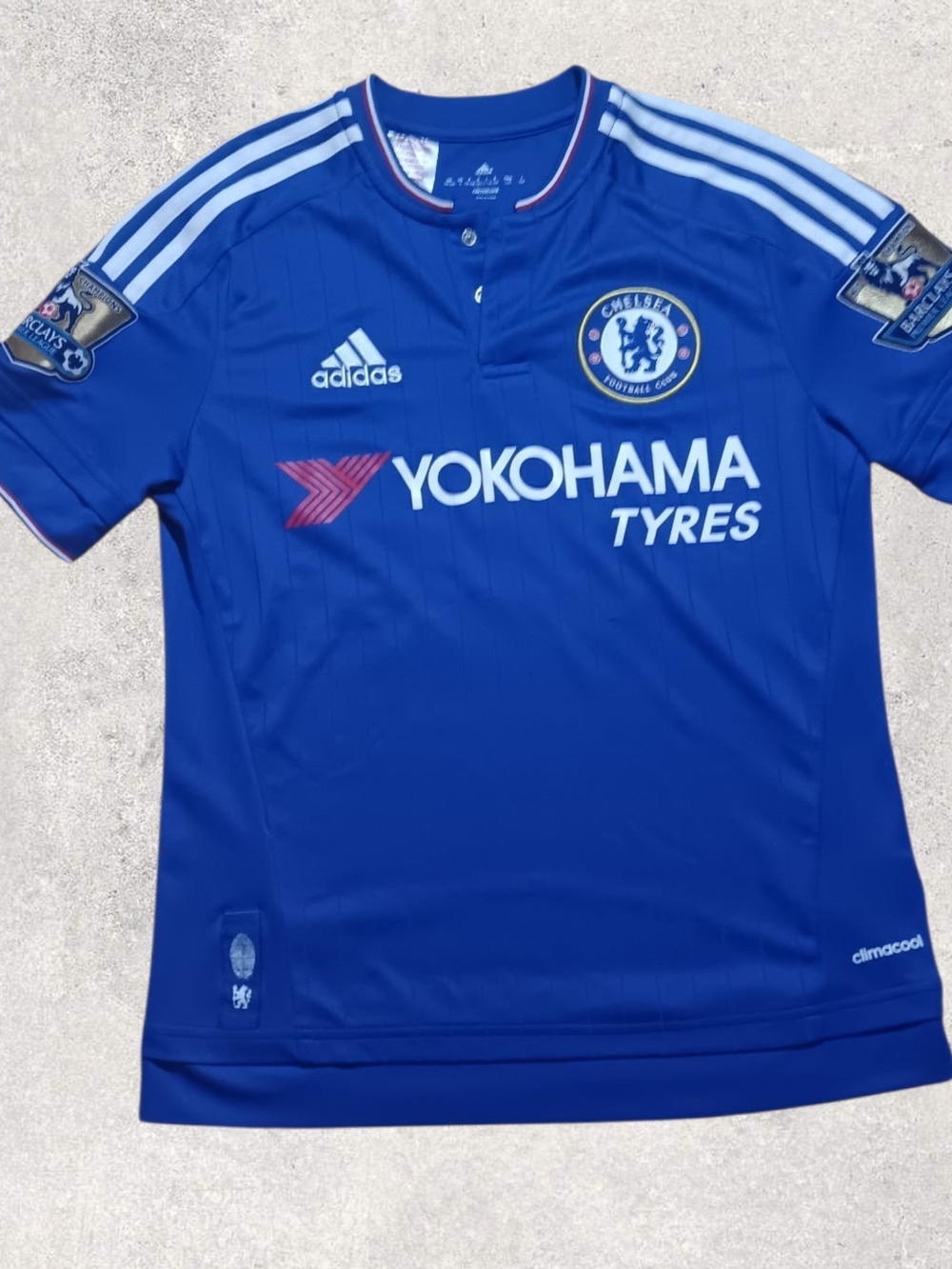 Adidas Chelsea FC Eden Hazard #10 Home Soccer Jersey Blue Climacool Youth